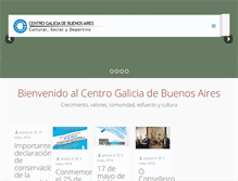 Tablet Screenshot of centrogalicia-bsas.org